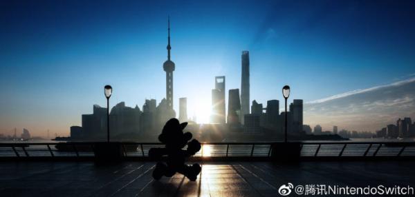 玛利欧进驻上海Nintendo Switch，可能8月开放中国市场销售