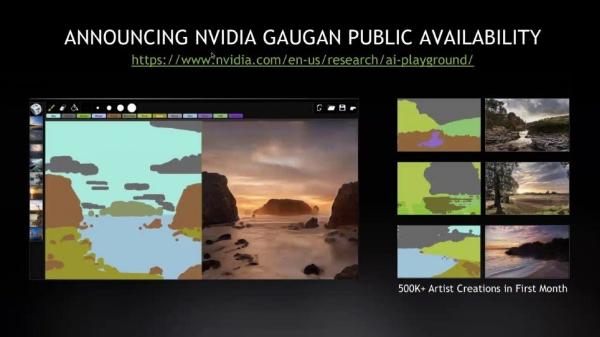 NVIDIA开放GauGAN工具资源电影创作、游戏开发的复杂背景影像创作更简单