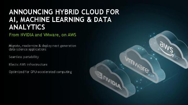 NVIDIA 、VMWorld 携手，使混合云运算也能应用虚拟GPU资源大幅加速运算