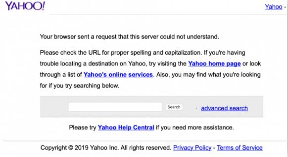 【快讯】雅虎Yahoo所有服务大宕机！官方回应这么说