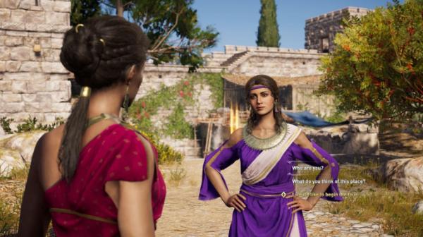 刺客信条：奥德赛教育模式「发现之旅：古希腊」游戏画面截图