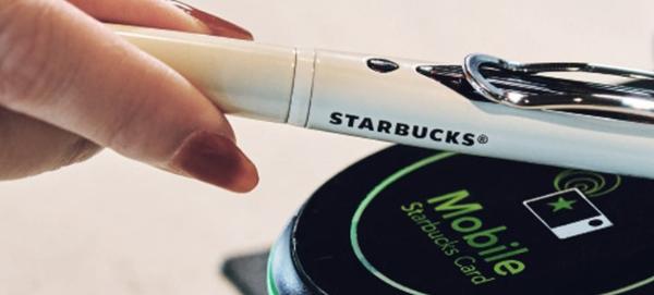 日本Starbucks推出智能支付钢笔