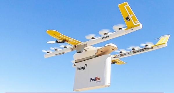 Google旗下Wing伙FedEx 美国试推无人机送货