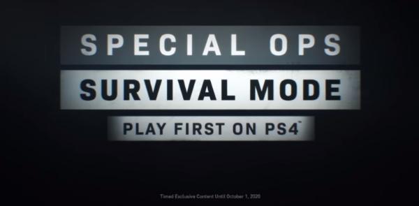 《使命召唤4：现代战争》ps4独有「生存模式」与「内购系统」
