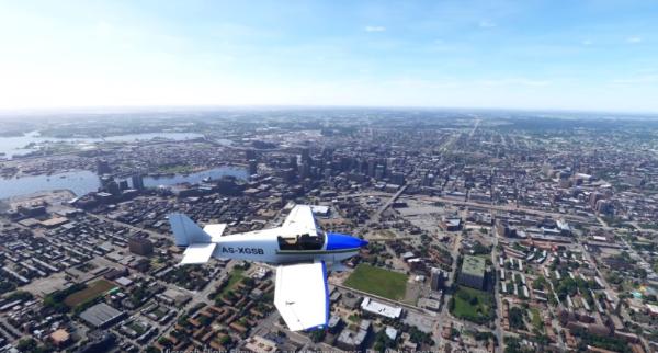 卫星影像运算《微软模拟飞行2020》地表建筑超拟真画面，或许以后有机会看到你家