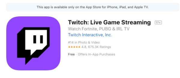 Twitch已经可以在Apple TV观赏实况，还有Spotify听音乐