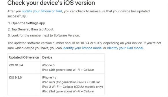 iOS再不升级GPS 就没法用了 苹果公布6款iPhone、iPad旧机清单