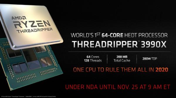 AMD Ryzen Threadripper 3960X/3970X处理器评测