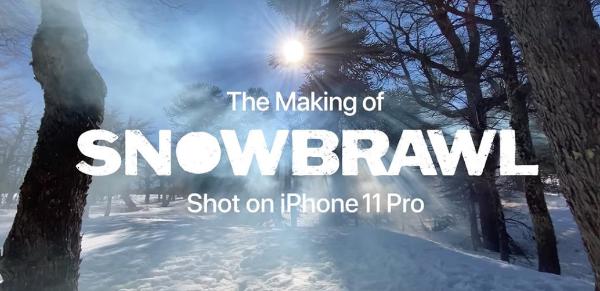 iPhone 11 Pro全程拍摄完成的打雪仗影片Snowbrawl