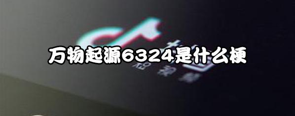 万物起源6324是什么意思-网络出处介绍