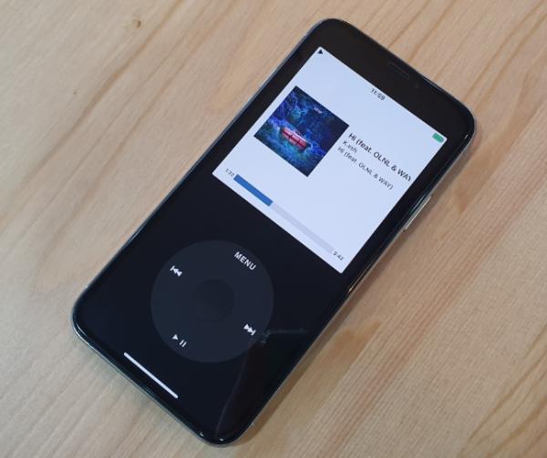 把iPhone改成iPod 造型 Rewound真实还原旋转操控手势iOS