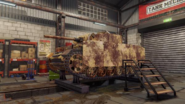 坦克维修模拟好玩吗-一个不错的坦克修理游戏