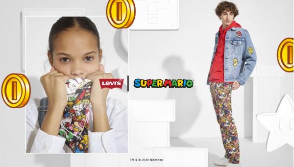 LEVI'S推出超级马里奥联名服饰 满版印花超好看（图）