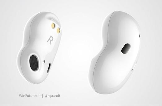 全新造型加抗噪机制！下一代Galaxy Buds耳机长得像豆子（图）