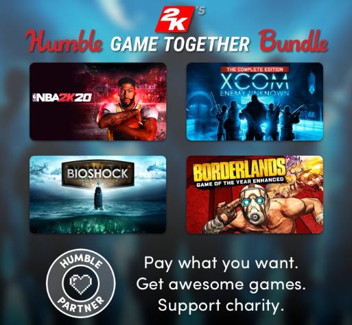 Humble 2K的一起玩游戏同捆将支持国际医疗团的救援工作