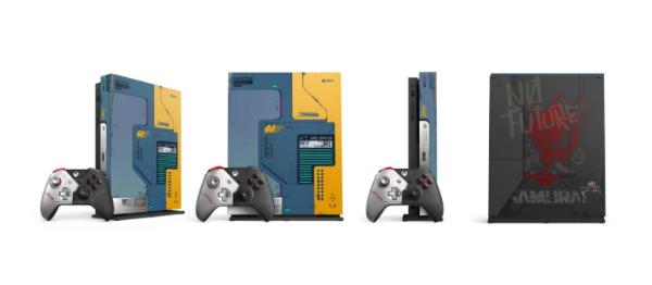 赛博朋克2077限定版Xbox One X主机与无线控制器正式公开