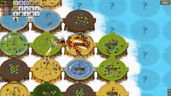 Circle Empires Rivals评测:一款快节奏的既有pve又有多人对战元素的小品级即时战略游戏