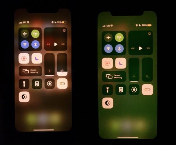iPhone 11手机屏幕发绿是什么回事
