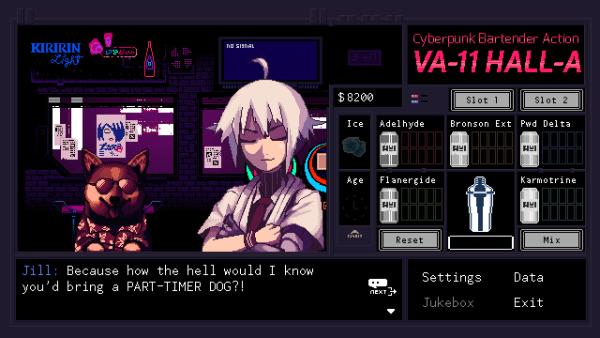 VA-11 Hall-A:Cyberpunk Bartender Action游戏体验点评
