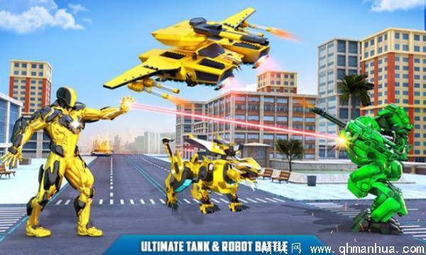 飞行坦克使机器人战斗坦克：狮子游戏安卓手机版下载
